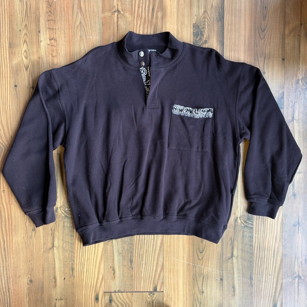 Vintage Dakota Black pullover Sz L